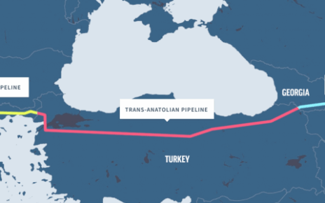 Map of Southern Gas Corridor