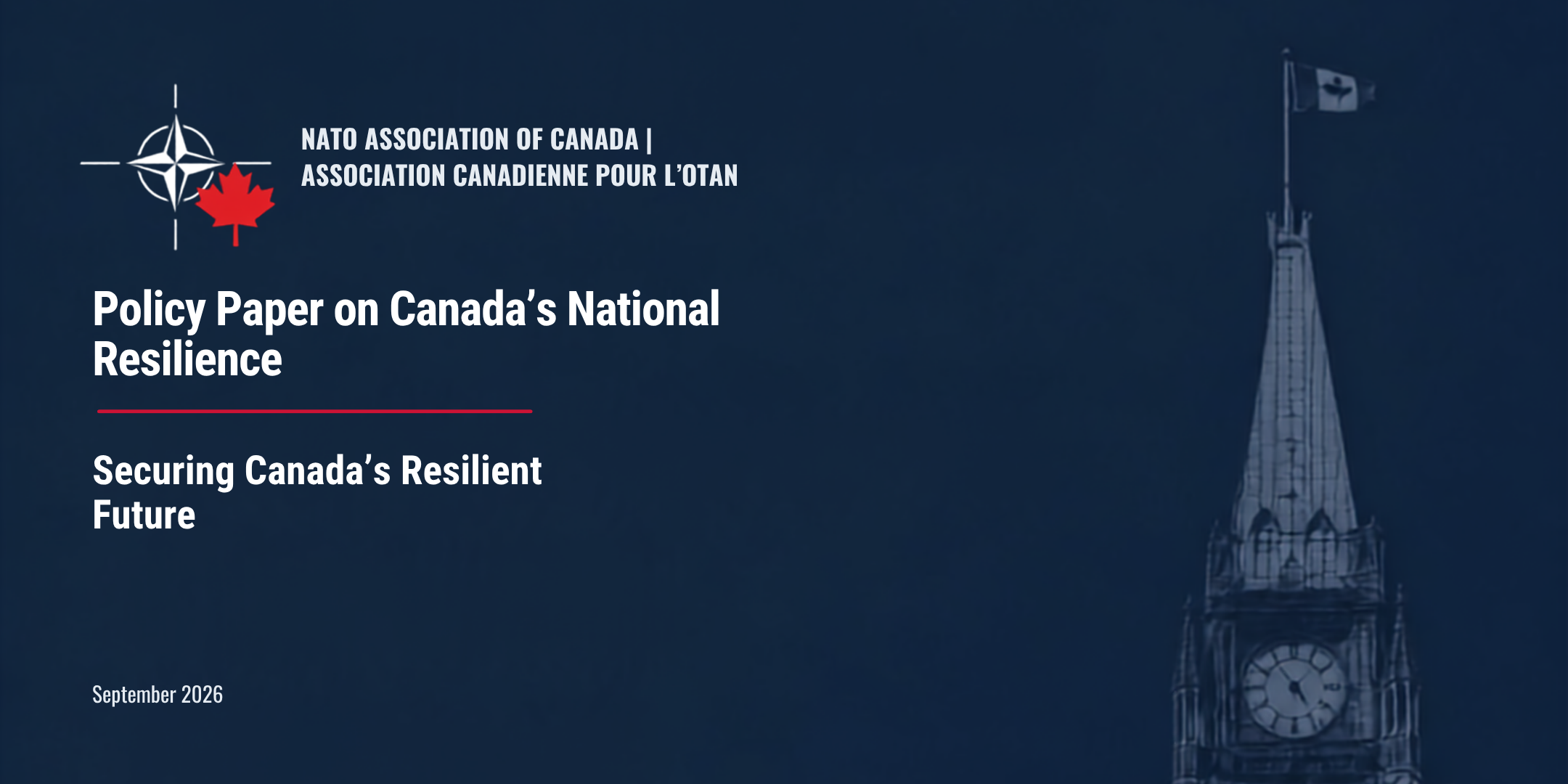 Policy Paper on Canada’s National Resilience